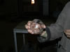 Glas tour: Glass ball ornament.